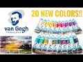 The 20 NEW colors of Van Gogh Watercolors!