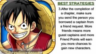 ONE PIECE TREASURE CRUISE - Tip - Tricks -Strategies - Get Rainbow Gem Faster - IOS - ANDROID ! screenshot 2