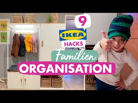 9 IKEA Hacks - Familienleben organisieren | Tipps & Tricks | Familiengarderobe DIY | mamiblock  @mamiblock