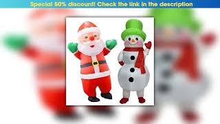 Exclusive Halloween Cosplay Mascot Funny Inflatable Costume Snowman Santa Christmas Carnival Party