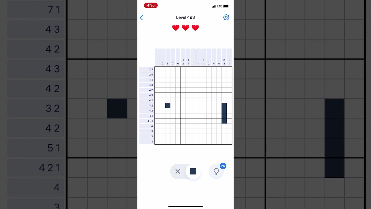 Nonogram.com - Number Puzzle LEVEL 493 - No Boosters - YouTube