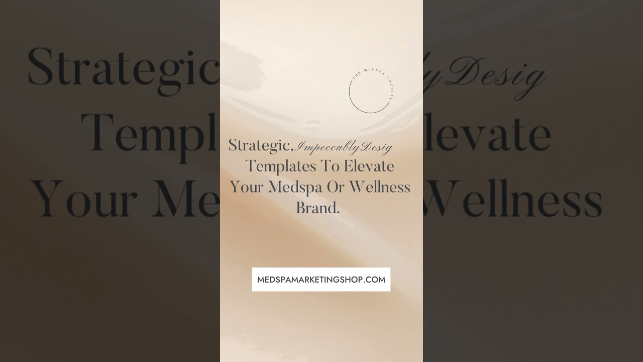 INTRODUCING - The MedSpa Marketing Shop!