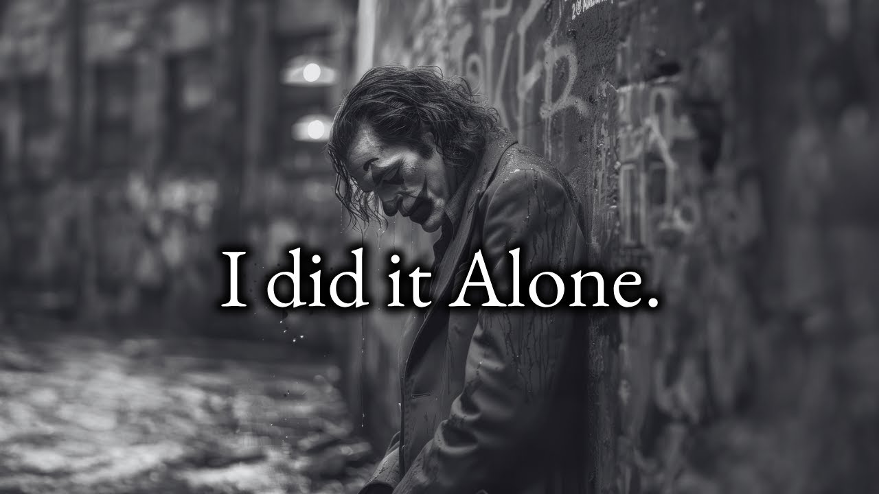You have to do it alone - Joker Compilation Motivational Speech - YouTube