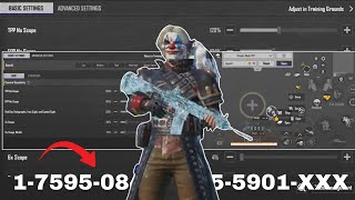 NEW UPDATE 4.3 BEST SENSITIVITY CODE + CONTROL SETTINGS BGMI/ PUBG MOBILE