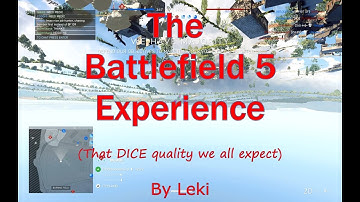 The Battlefield 5 Experience (that DICE quality we all expect)