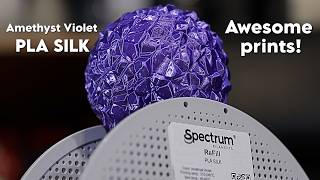 3D Print futuristic models using Spectrum PLA SILK Amethyst Violet! screenshot 2