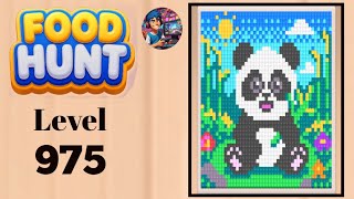Food hunt pixel puzzle level 975 solution and walkthrough for gameplay 