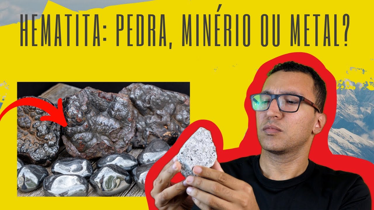 Hematita: o minério de ferro com cara de rocha espacial! | Diego Sperle (Rochas e Minerais)