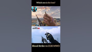 COD MW3 vs Blood Strike Kar98k reload animation #bloodstrike #bloodstrikemobile #cod #mw3 #warzone