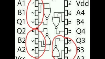 4  NOR Gate ic pin diagram  IC 7402