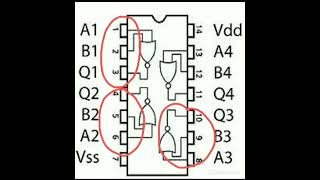 4  NOR Gate ic pin diagram  IC 7402