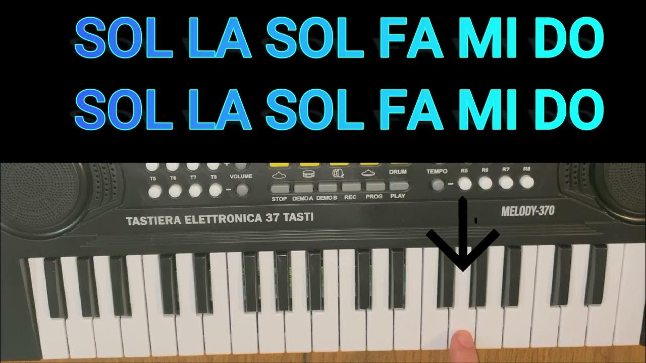 Come suonare Fra Martino con la diamonica note e tutorial tastiera