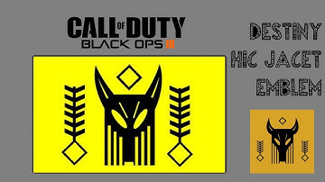 Black Ops 3 Hic Jacet Emblem Tutorial! (Destiny Trials of Osiris BO3 Emblem) [PS4]