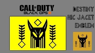 Black Ops 3 Hic Jacet Emblem Tutorial (Destiny Trials Of Osiris Bo3 Emblem) [Ps4]