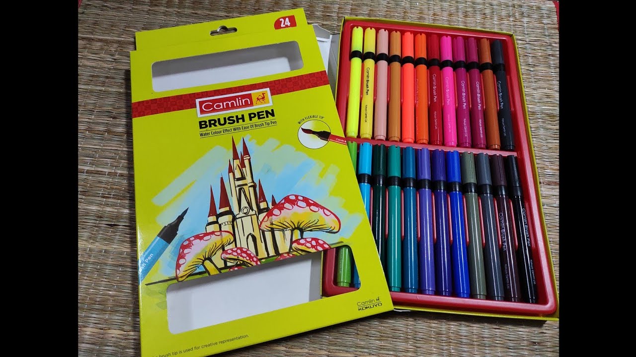 Camlin Brush Pen Set 24
