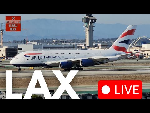 LIVE LAX Airport Superjumbo and Jumbo #Planespotting Thursday August 28, 2025