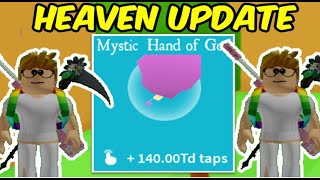 *NEW UPDATE* IN TAPPING SIMULATOR (HEAVEN WORLD) Roblox Tapping Simulator