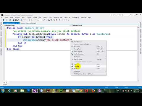 How to Compare Objects using Is keyword in VB NET 2012