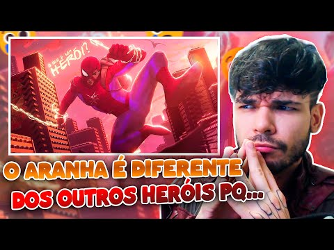 (PASSOU A ESSÊNCIA DO ARANHA?) REACT o que é ser herói? - Raphyx