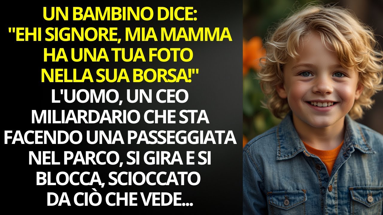 Un bambino si avvicina a un miliardario e dice: "Signore, mia mamma ha ...