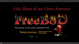 FBSD Tips-4 Setting that Pesky Clock & using Secure Shell To Log Into An Arch Linux .iso
