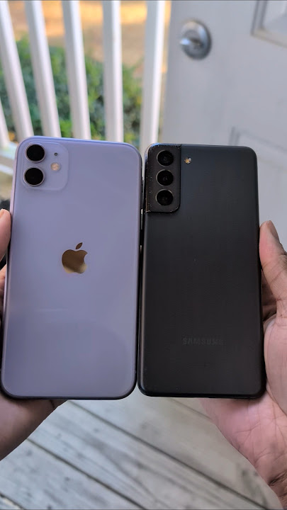 S21 vs iPhone 11 Zoom Camera Test