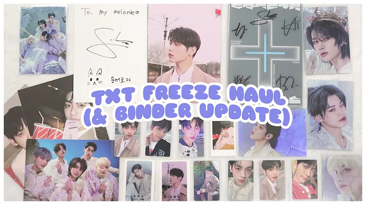 TXT Haul, Binder Update, + Completing TCC FREEZE Photocards | Signed Album, Soobin Fansign, Molang