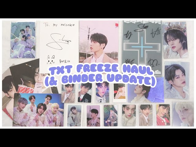 💌 TXT Haul, Binder Update, + Completing TCC FREEZE