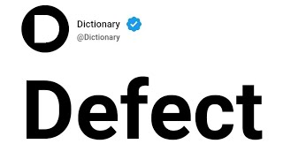 Defect Meaning In English