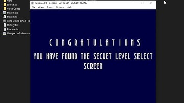 How to get the Sonic 3D Blast "Secret Level Select" screen via Emulators? [FR SUBSTITLE]