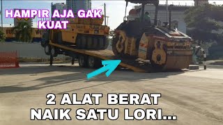 TKI MALAYSIA || SEPERTI INILAH ALAT-ALAT BERAT NAIK LORI //TRUK