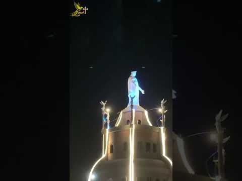 شاهد بنفسك ظهور أم النور العدرا مريم أمام ملايين الشعب في ديرها بجبل درنكة اليوم ترنيمة 17 8