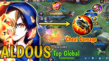 ALDOUS HYPER CHEAT DAMAGE | BEST BUILD 2022 | NEW PATCH