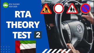 RTA THEORY TEST 2025 - DUBAI DRIVING THEORY TEST PART 2