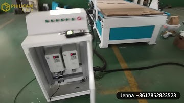 HQD 3.2kw water cooled spindle double head cnc machine details