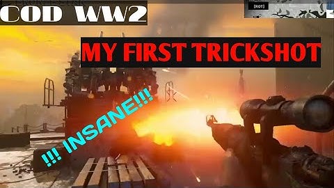 INSANE COD WW2 TRICKSHOTS///my first 3 clips