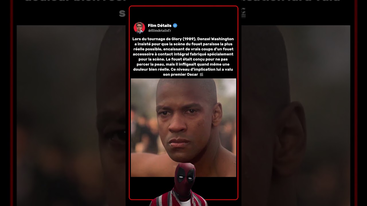Lors du Tournage de Glory (1989), Denzel Washington a Cherché Quelque Chose de Douloureusement Réel