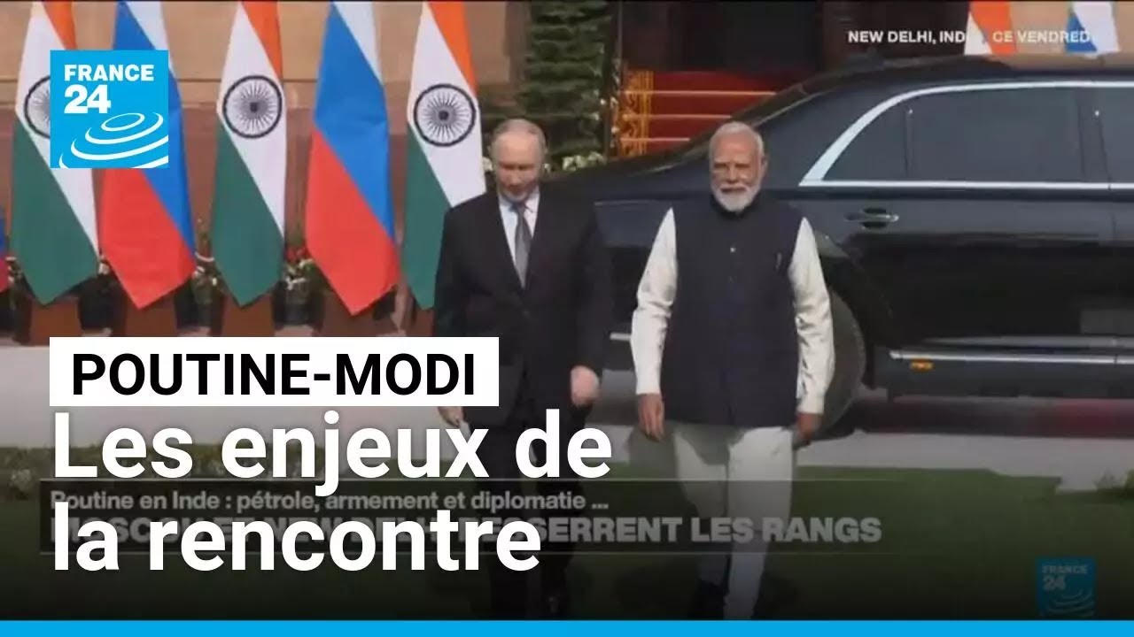 Vladimir Poutine en Inde : le Kremlin renforce ses liens avec Modi • FRANCE 24