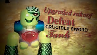The rakoof kill test [showcase] upgraded rakoof (defeat) crucible sword