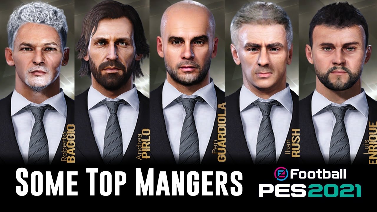 Pes 2021 | All New Top Managers And Their Changed New Formation