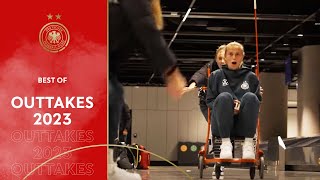 Curling am Flughafen, Kängurus im Training?  Die lustigsten Outtakes der DFBFrauen 2023
