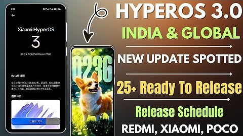 HyperOS 3.0 India & Global 25+ Update Spotted & HyperOS 3 India 1st Batch Update Ready To Release 