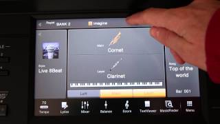 Yamaha Clavinova CVP-609 CVP-605  how to set 1-8 Memory buttons
