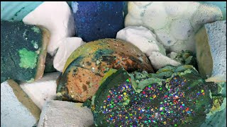 Pasted Gymchalk, Jumbo Chunks, Mudpies, & Reforms • Satisfying Mega Chalk Crush • Crunchy ASMR