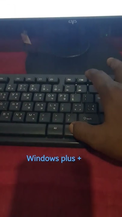 #shortcut #zoom out zoom in #Windows+ - YouTube