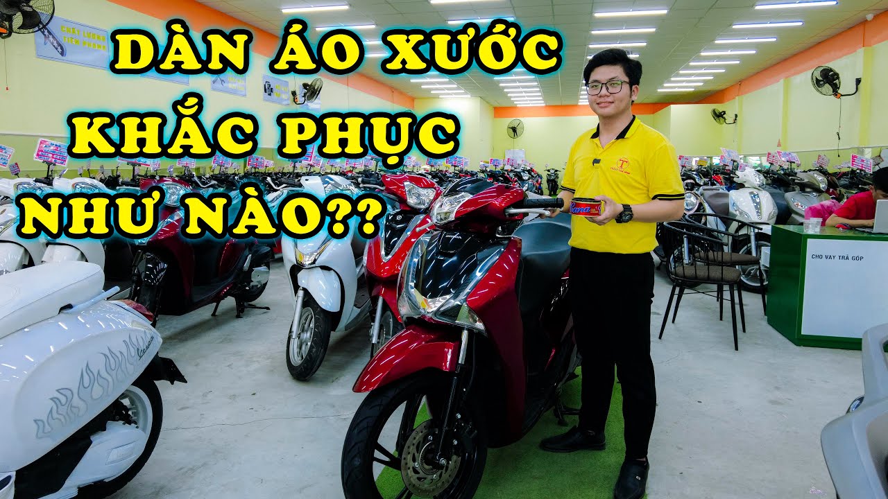 CÁCH KHẮC PHỤC DÀN ÁO BỊ TRẦY XƯỚC - XE MÁY THÀNH TÂM - YouTube