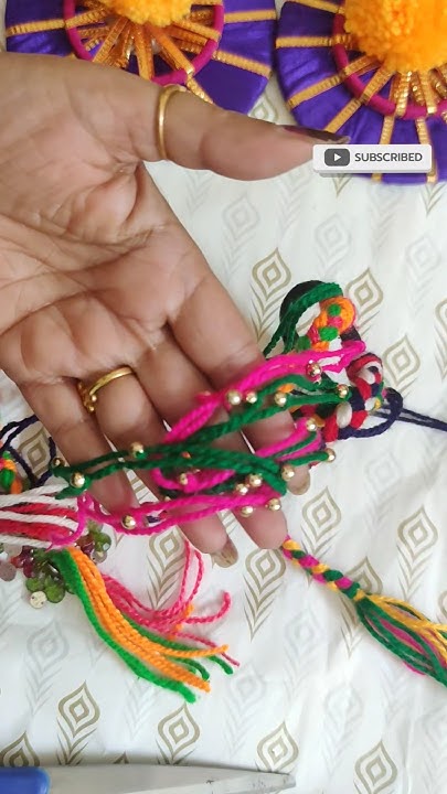 Hair Accessories for Dandiya #diy#craft #dandiya#navratri#garba# Hair Accessories for Dandiya #diy#craft #dandiya#navratri#garba#