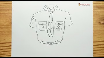 HOW TO DRAWING SCOUT UNIFORM