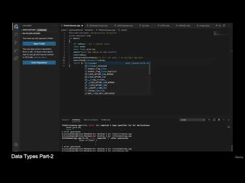 C++ PROGRAMMING TUTORIAL FOR BEGINNER - EXPERT 2022 - 3  Data Types Part 2