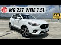 2023 mg zst vibe 15l dover white  indepth walkaround interior exterior startup 4k